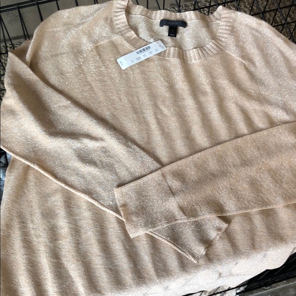 J. Crew Sweaters - NWT JCrew nude sparkle sweater